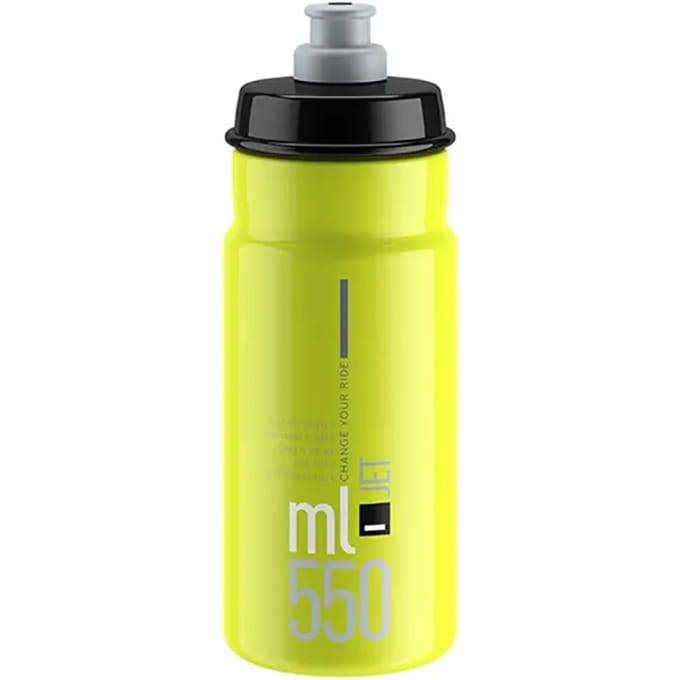 Elite Bidon Jet 550 Ml Polyethyleen Fluorgeel/zwart