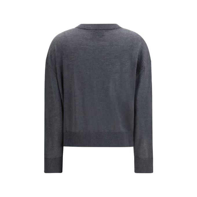Loulou De Saison Grijze Kasjmier Cardigan