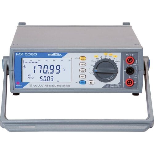 Metrix MX 5060 Bench multimeter Digitaal, Analoog Grafisch display CAT III 1000 V Weergave (counts): 60000