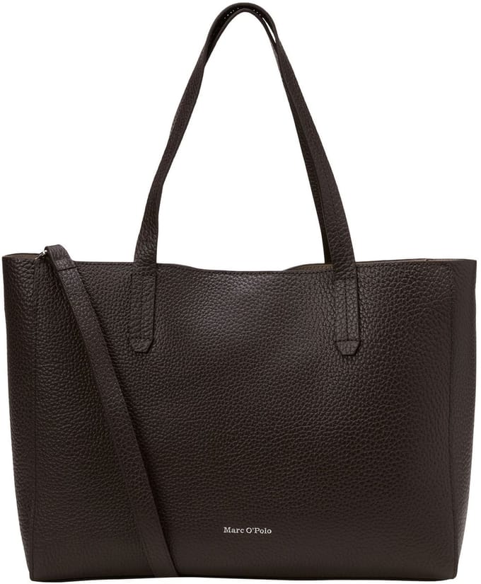 Marc O'Polo shopper schoudertas Busin Shopper Shaded Brown donkerbruin