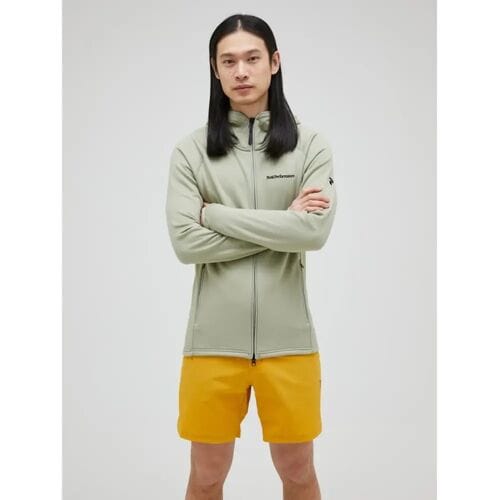 Peak Performance Chill Light Zip Hood Heren (Maat - XL, Kleur - Limit Green)