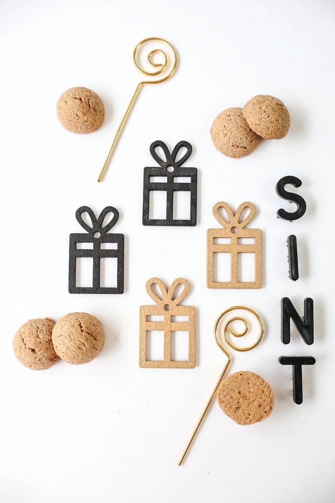 10x Versiering sinterklaas stafjes