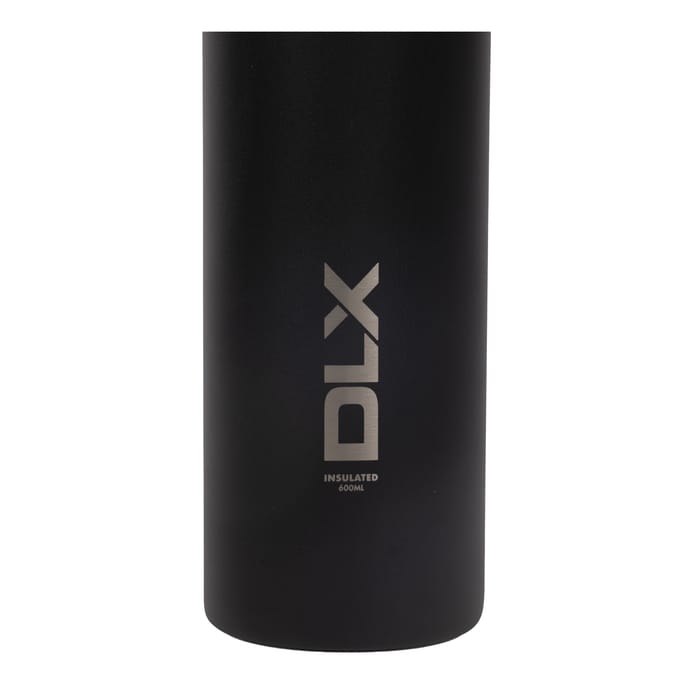 Trespass Langavat DLX Geïsoleerde Fles van 600 ml (Zwart)