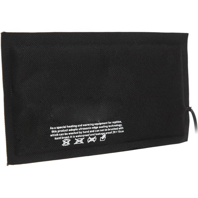 Coussin Chauffant USB Reptile Température Constante Sans Interrupteur Tapis Chauffant à Température Réglable pour Tortue Petits AnimauxS black