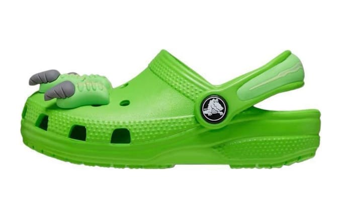 Crocs Classic Clog Slipvast Anti-Stoot Kinderzandalen Plastic 23-24 green