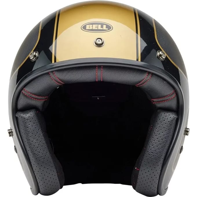 Bell Custom 500 Carbon RSD Checkmate Mat Glanzend Zwart Goud Jethelm - Helm
