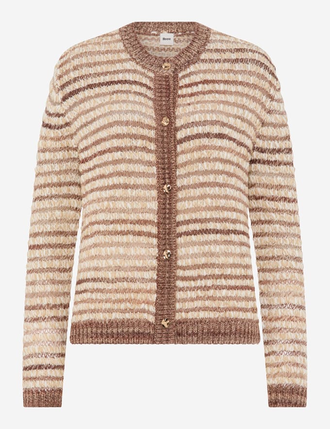 Brax Dames Vest  Style ANN warm greige, lichtbruin, maat 38