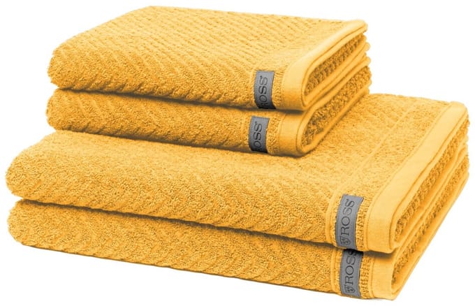 Ross Dames en Heren 2 X handdoek 2 X douchehanddoek - in set Smart