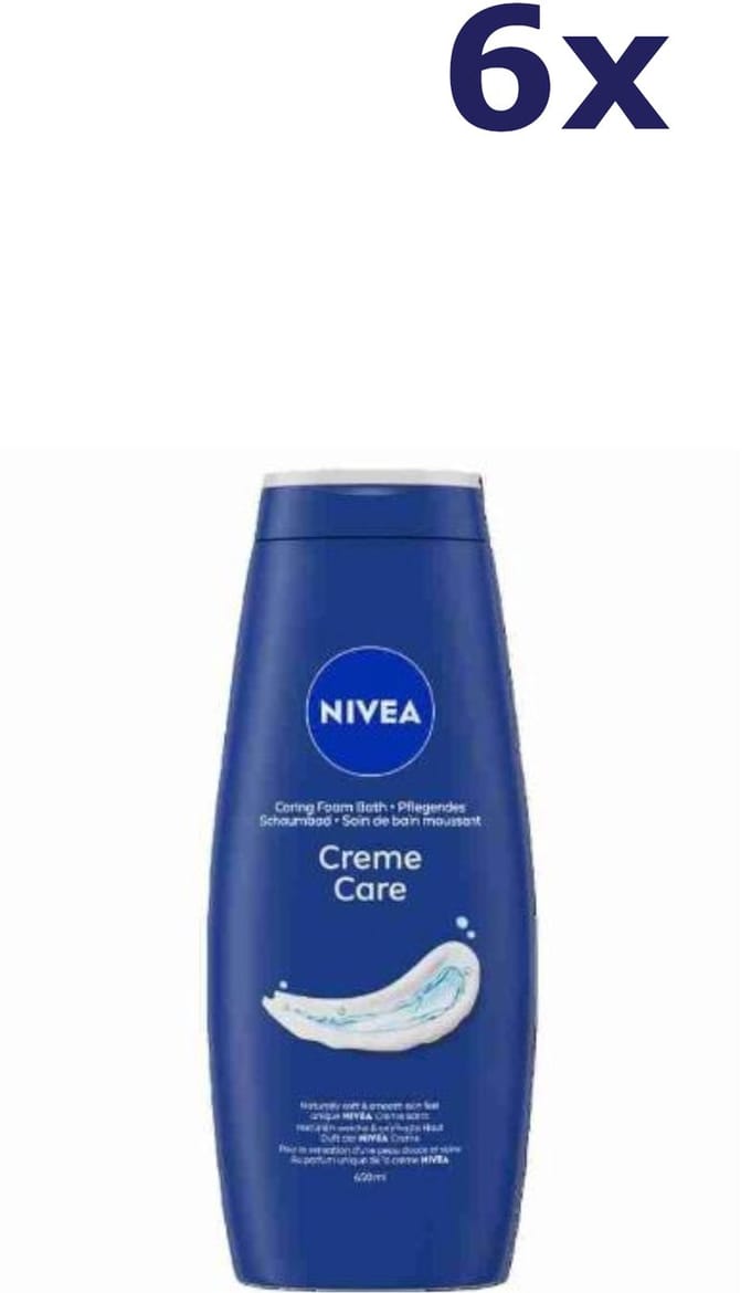 6x Nivea Douchegel – Creme Care 650 ml
