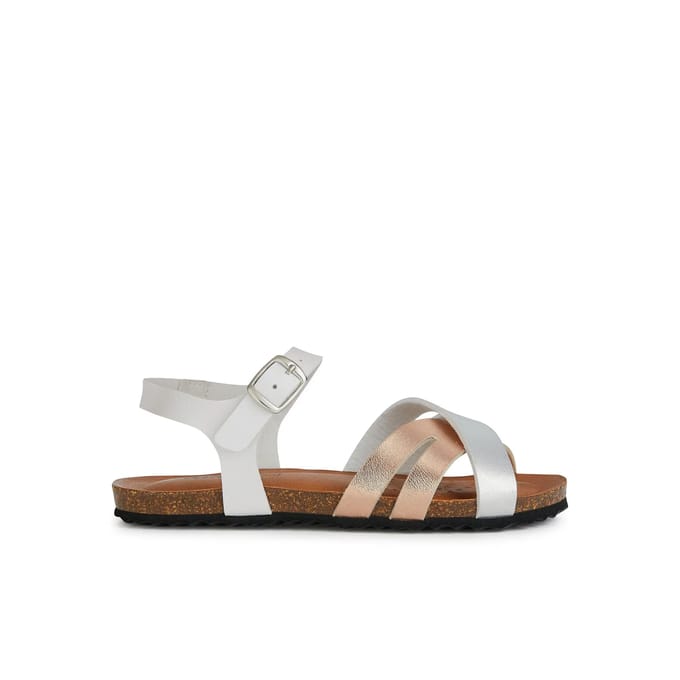 GEOX J SANDAL CHILENE GIR Wit 28 EU