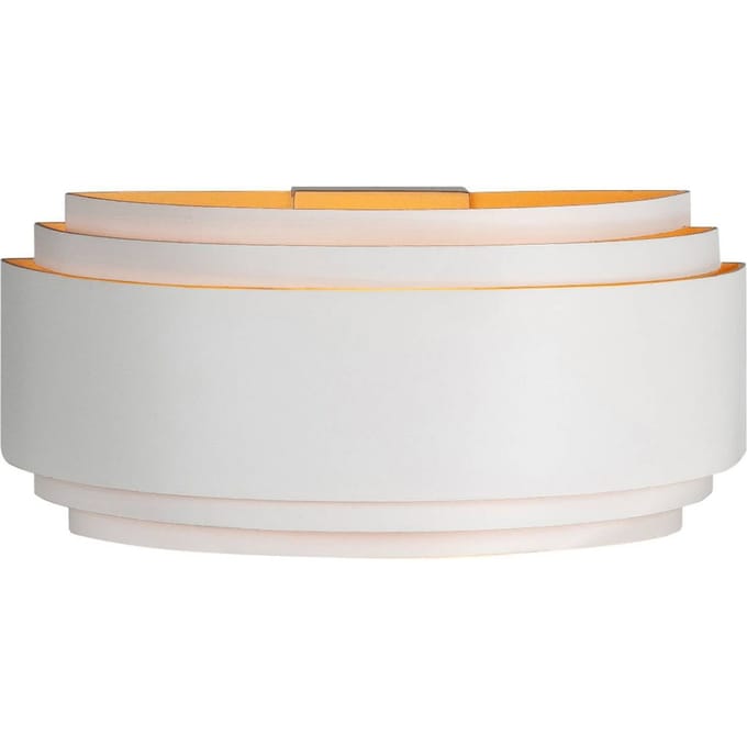 HighLight Wandlamp Sofia, wit, breedte 30 cm, aluminium, E14