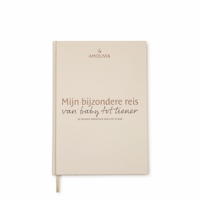 Amolivia Opgroeiboek 0 t/m 10 jaar - Mijn eerste jaar - Invulboek Baby - Mama vertel eens - A4