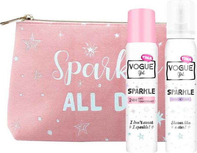 Vogue Girl Sparkle Geschenkset met toilettasje