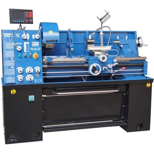 HBM metaaldraaibank 400 x 1000 DRO 400 Volt