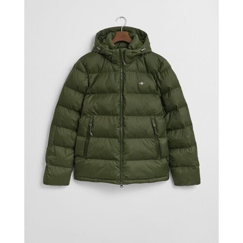 Gant Active Cloud Jacket Detachable Hood Country Green / male