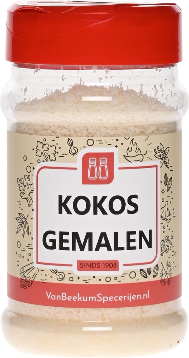 Van Beekum Specerijen - Kokos Gemalen - Strooibus 80 Gram