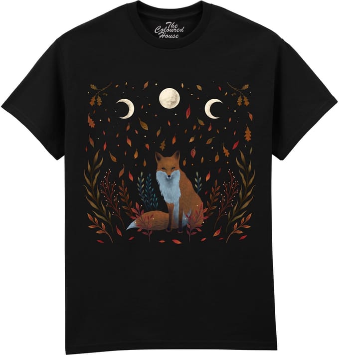 Vos Autumn Fox The Coloured House T-shirt S