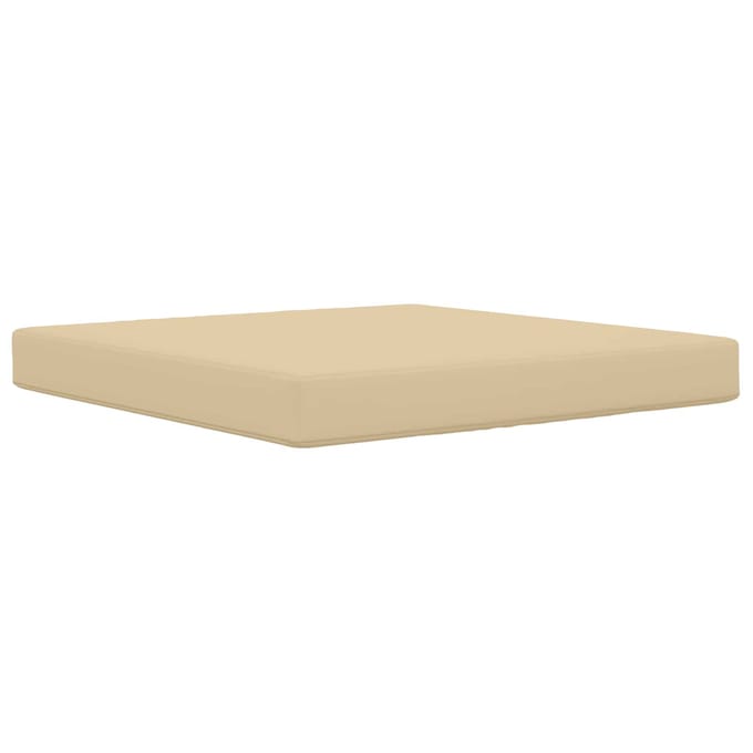 vidaXL - Buitenbankkussen - Polyester - Beige - 80 - x - 80 - cm