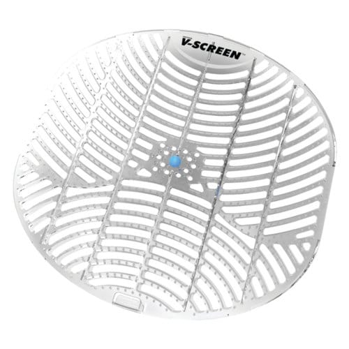 Urinoirmat V-Screen Cool Mint Transparant – Tegen Urinegeur & Spatten – 12 Stuks Voordeelpak
