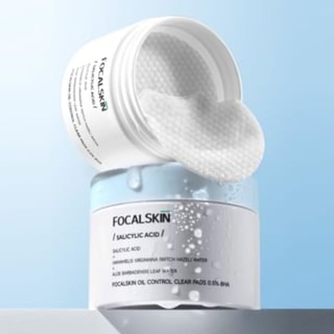 FOCALSKIN - Oil Control Clear Pads #Clear Pads - 60 pads