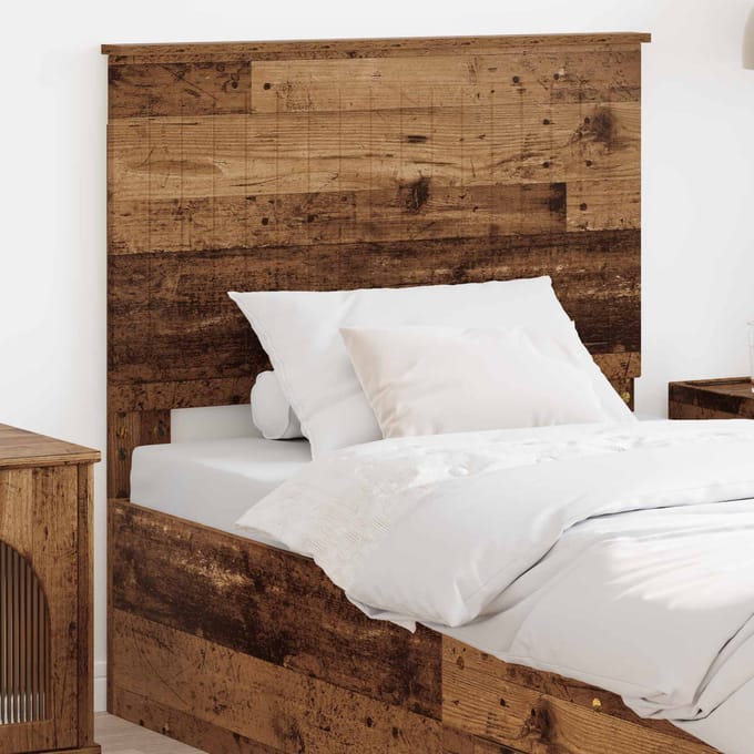 vidaXL Hoofdbord Oud Hout Bewerkt hout