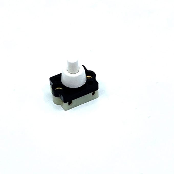 TQ4U inbouw drukschakelaar - serieschakelaar - hals Ø 12 mm - plaatdikte max 4 mm - wit