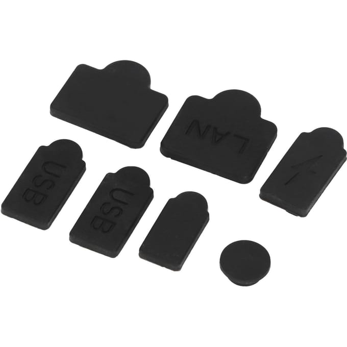 Siliconen Stofdichte Plug Set Stofbeschermhoes voor PS5 Host Game Accessoires black