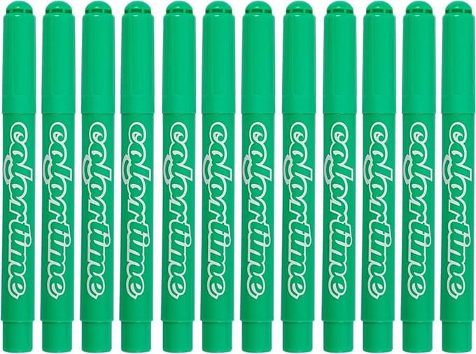 Creativ Company Light green Jumbo markers 12pcs.