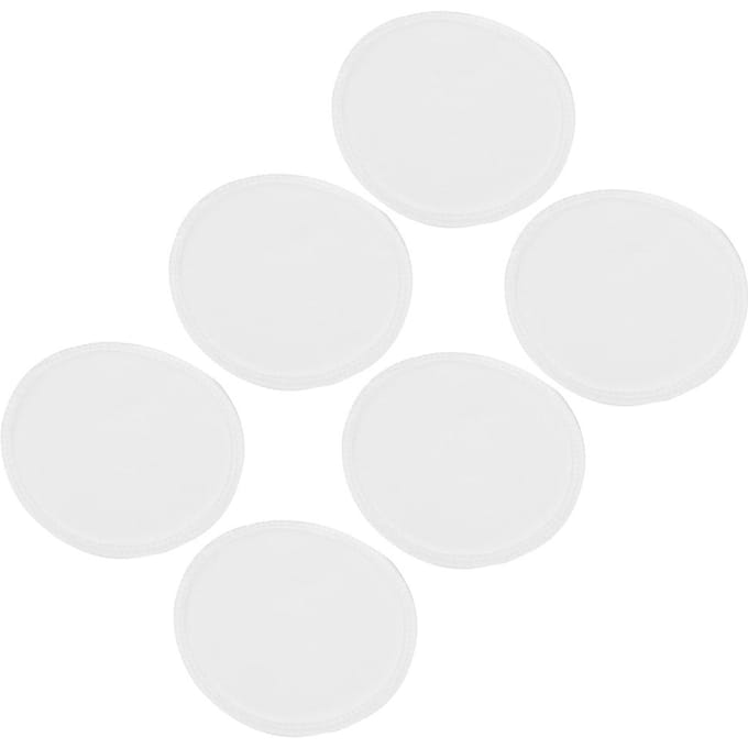 12 pcs Coussinets d'Allaitement Lavables Apaisants Coussinets d'Allaitement pour Maternité white