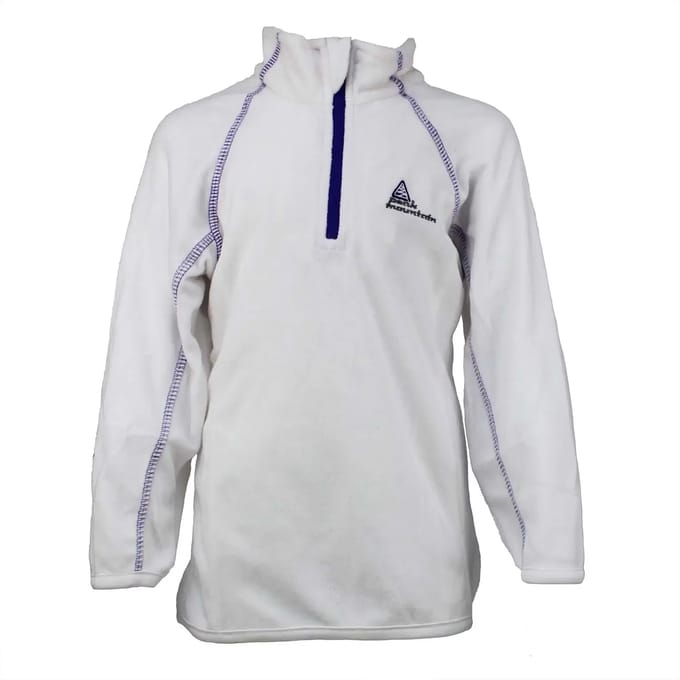 Microfleece sweatshirt met halve rits voor meisjes Peak Mountain Fafine