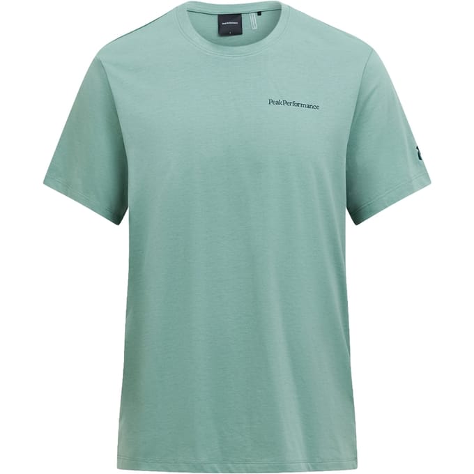 Peak Performance Explore Logo T-shirt Met Korte Mouwen Groen M Man