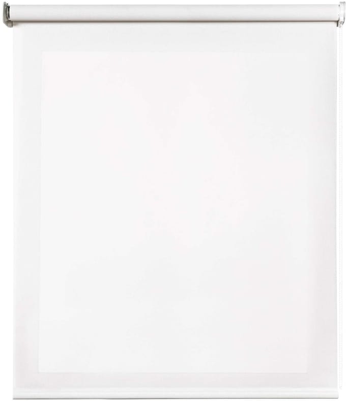 Storesdeco - Screen Premium rolgordijn met technische stof, 38 mm Wit 120x250 cm
