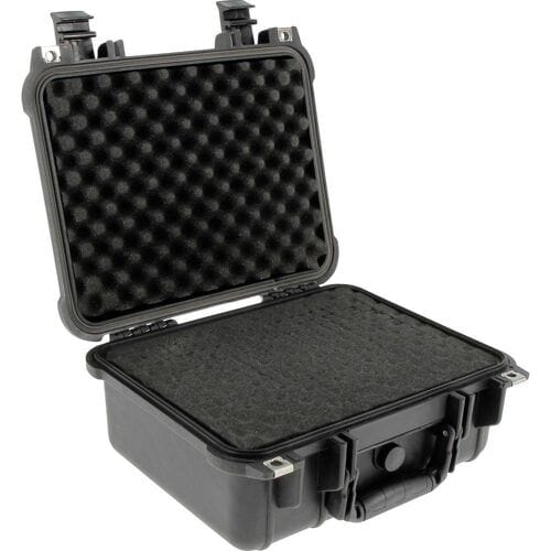 Waterdichte Koffer IP67 met Plukschuim – 339 x 295 x 152 mm – Zwart – Vlakke Beschermkoffer – VISO