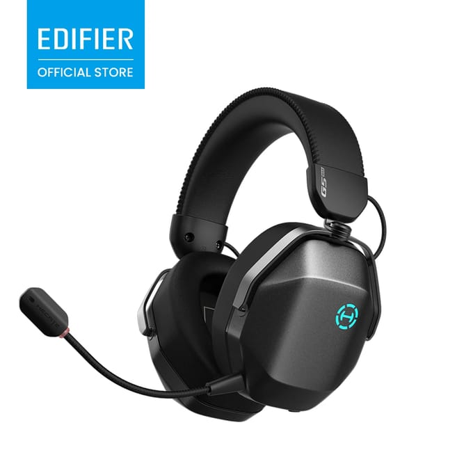 Edifier G5 MAX Draadloze Gaming Headset THX Spatial Audio 305 uur batterijduur 2.4GHz Bluetooth 6.0 Hi-Res Audio