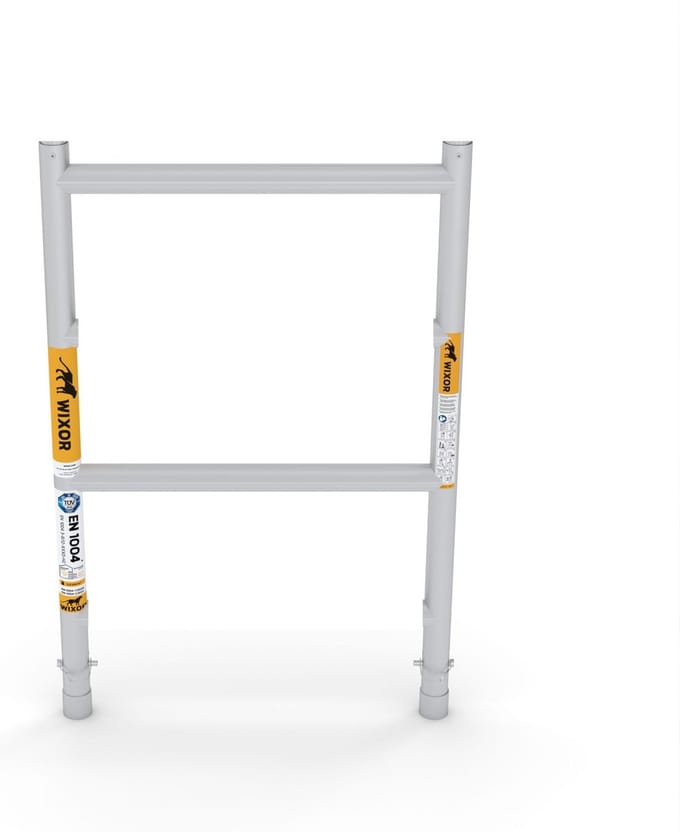 Wixor | Leuningframe 75 cm | steigerframe | steigeronderdeel | rolsteiger | aluminium | steiger | stelling
