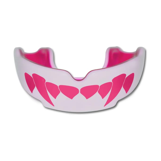 Safejawz Gebitsbeschermer Extro-Series Dracula Wit/Roze Junior