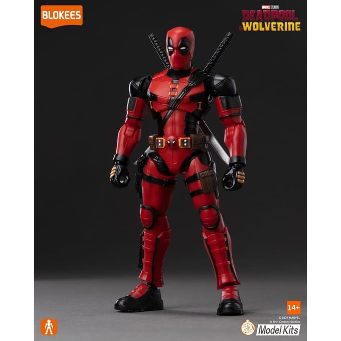Blokees 81116 Deadpool - Marvel Heroes Deadpool & Wolverine - Champion Class modelbouwpakket | Disney Avengers Anime Action Figure Modelbouw