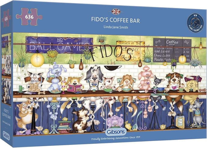 Koffiebar Legpuzzel met Extra Grote Stukjes