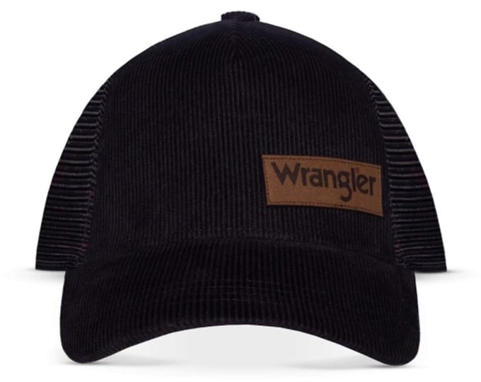Wrangler - Herder Cord Verstelbare pet - Zwart