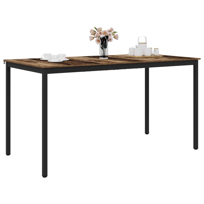 vidaXL - Staande - Bartafel - Bewerkt - hout - Rechthoekig