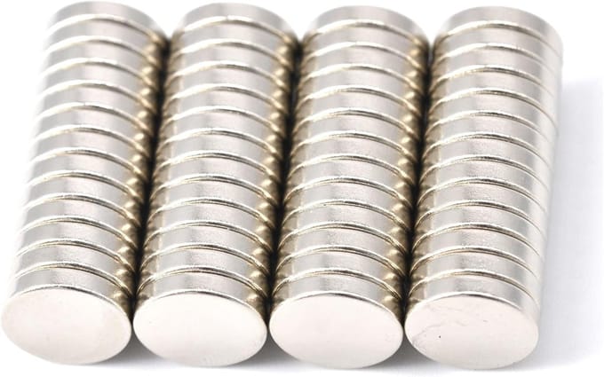 Zeynomax Neodymium Magneten - 52 Stuks - 10x2 mm - Extreem Sterk