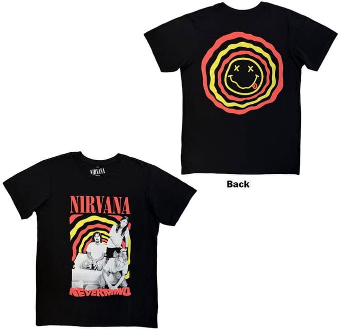 Nirvana - Nevermind Bath Tub Heren Tshirt - M - Zwart