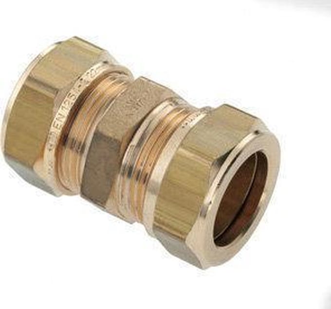 Mes,Knelkoppeling 12X10 Mm Plieger Label Bl/Rd 2St (K)