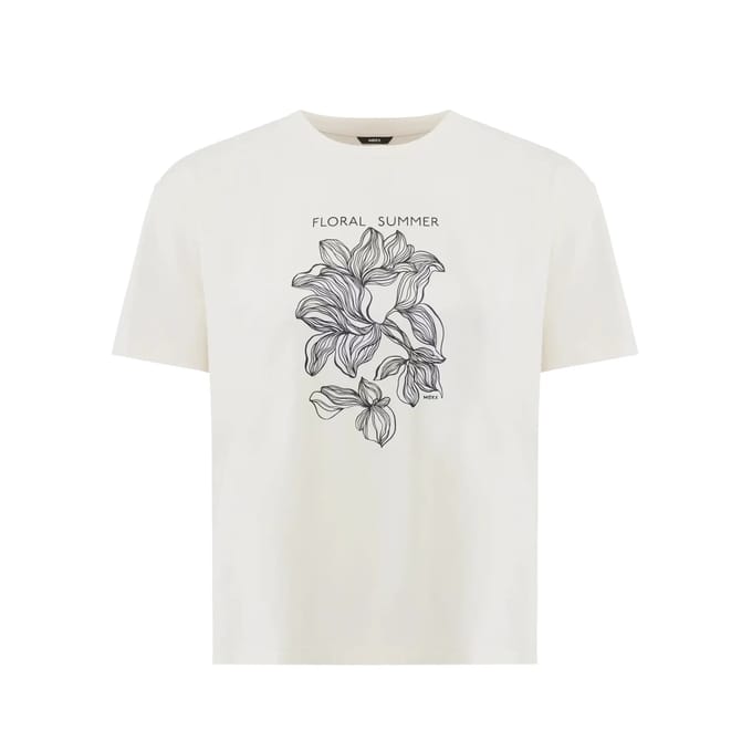 Grafisch bloemenprint T-shirt dames Mexx