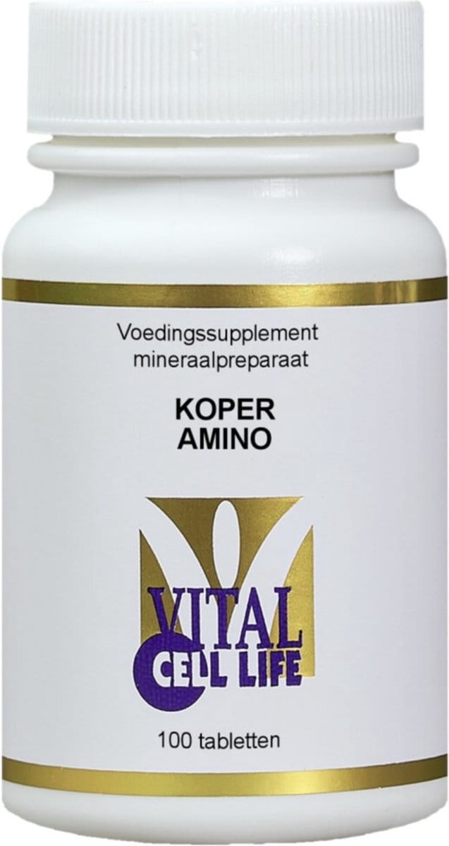 Vital Cell Life Koper Amino Tabletten 100 st
