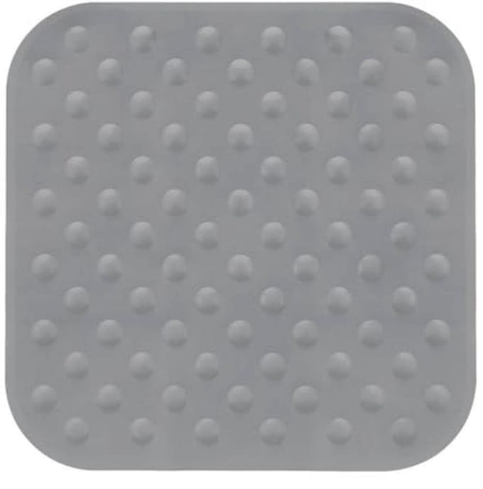 Douchemat 53 x 53 cm in Antraciet - Rubber, Antislip
