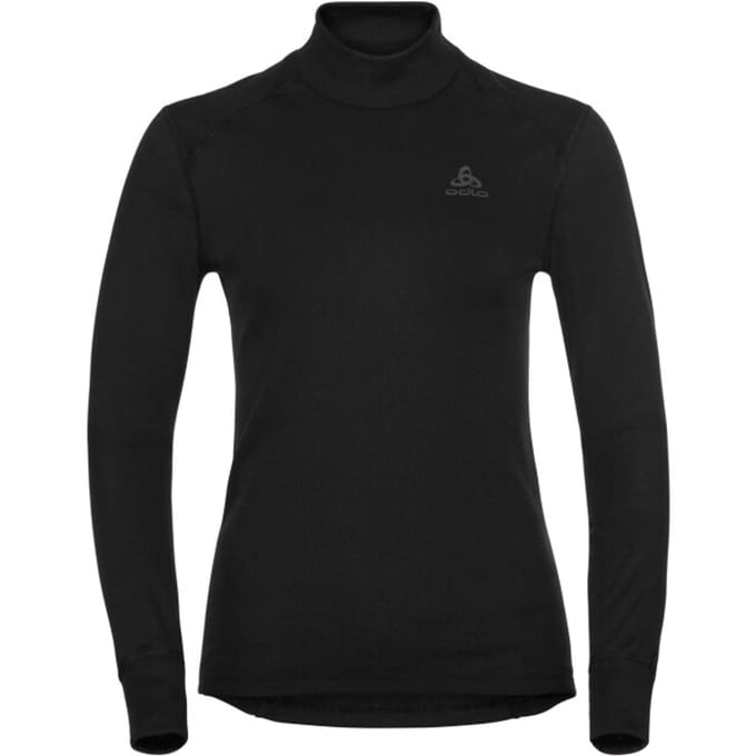 ODLO Active Warm Col Thermoshirt Dames - Zwart - Maat M