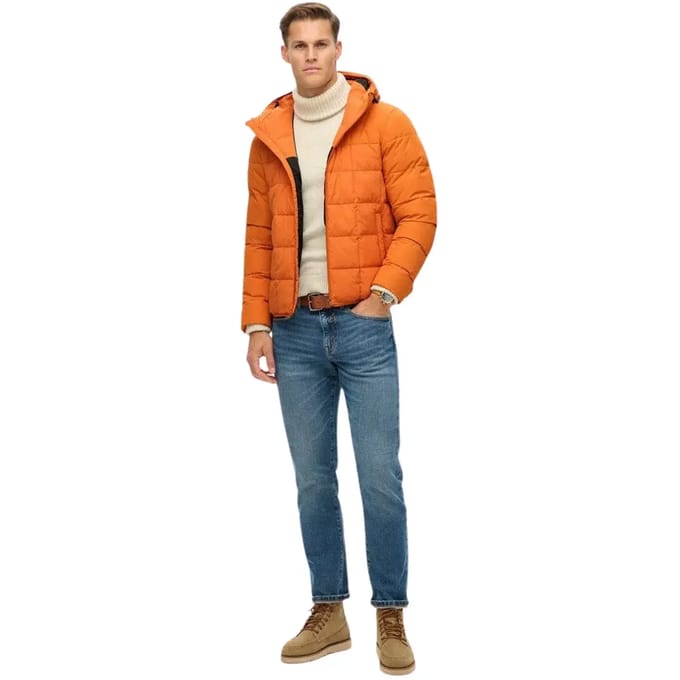 Superdry - Expedition-pufferjas met capuchon - Heren - Gewatteerde jassen