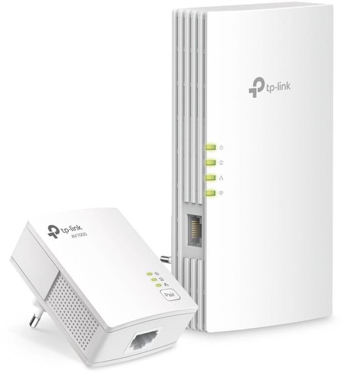 TP-Link TL-WPA7817 KIT PowerLine-netwerkadapter 1000 Mbit/s Ethernet LAN Wifi Wit