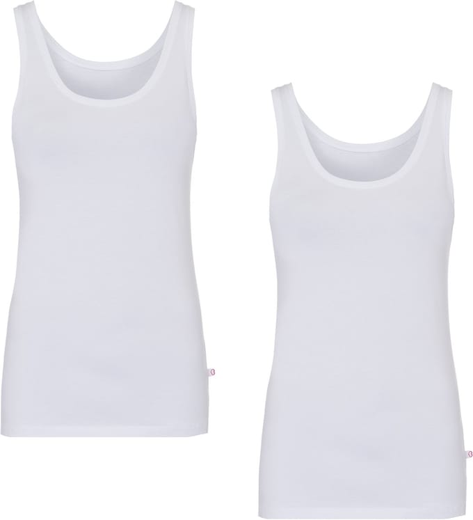 Tanktop im Doppelpack EVERY DAY Trägershirt Van katoen met een ronde hals